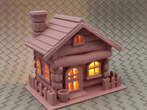 Casinha encantada impresso em 3D
